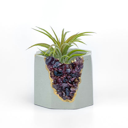 GARNET GEODE PLANTER