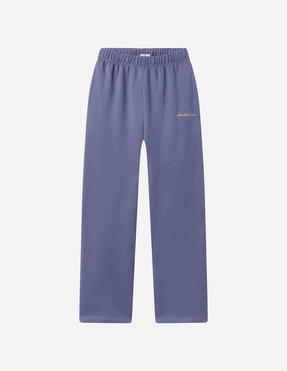 Basics Plum Wide Leg Sweatpant