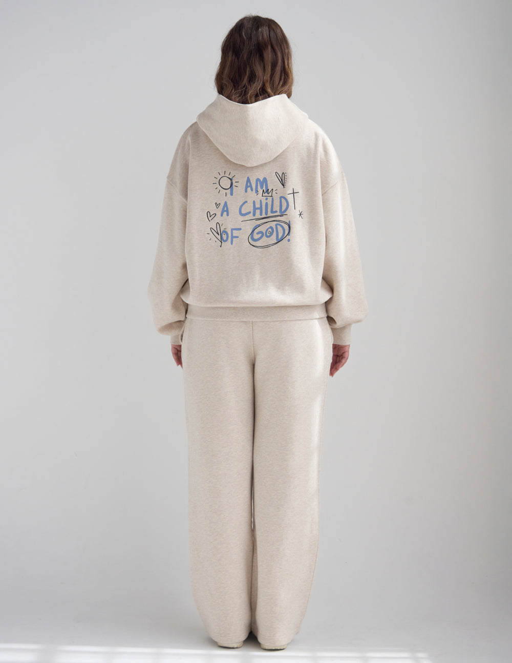 Child of God Eggshell Full-Zip Hoodie