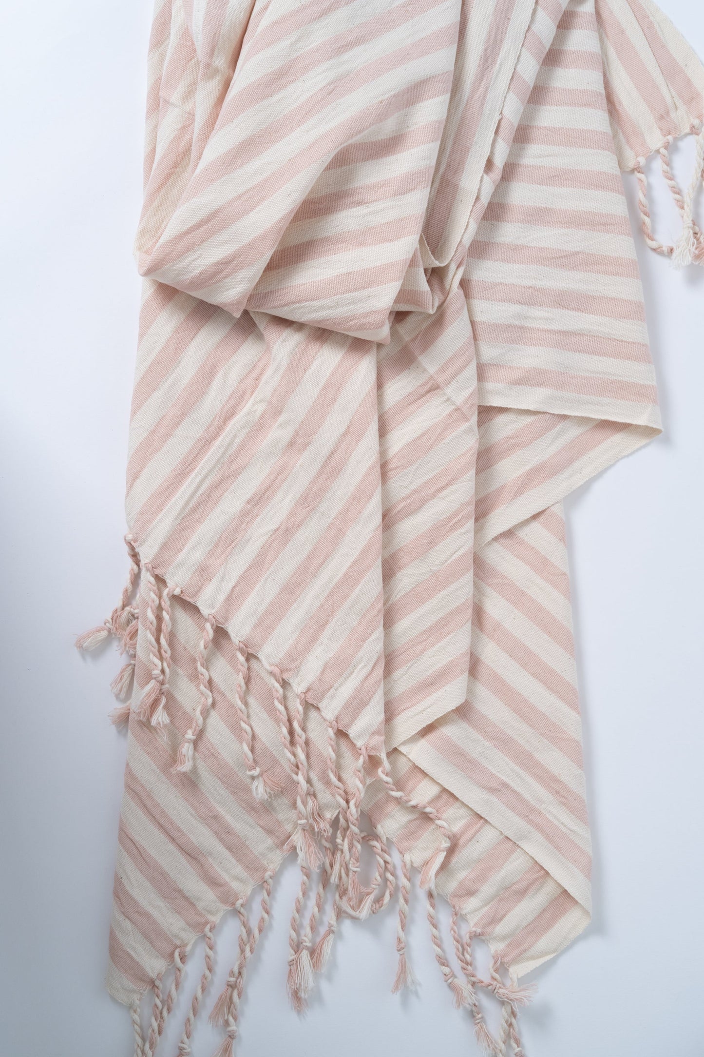 Girit Salmon Cotton Linen Towel