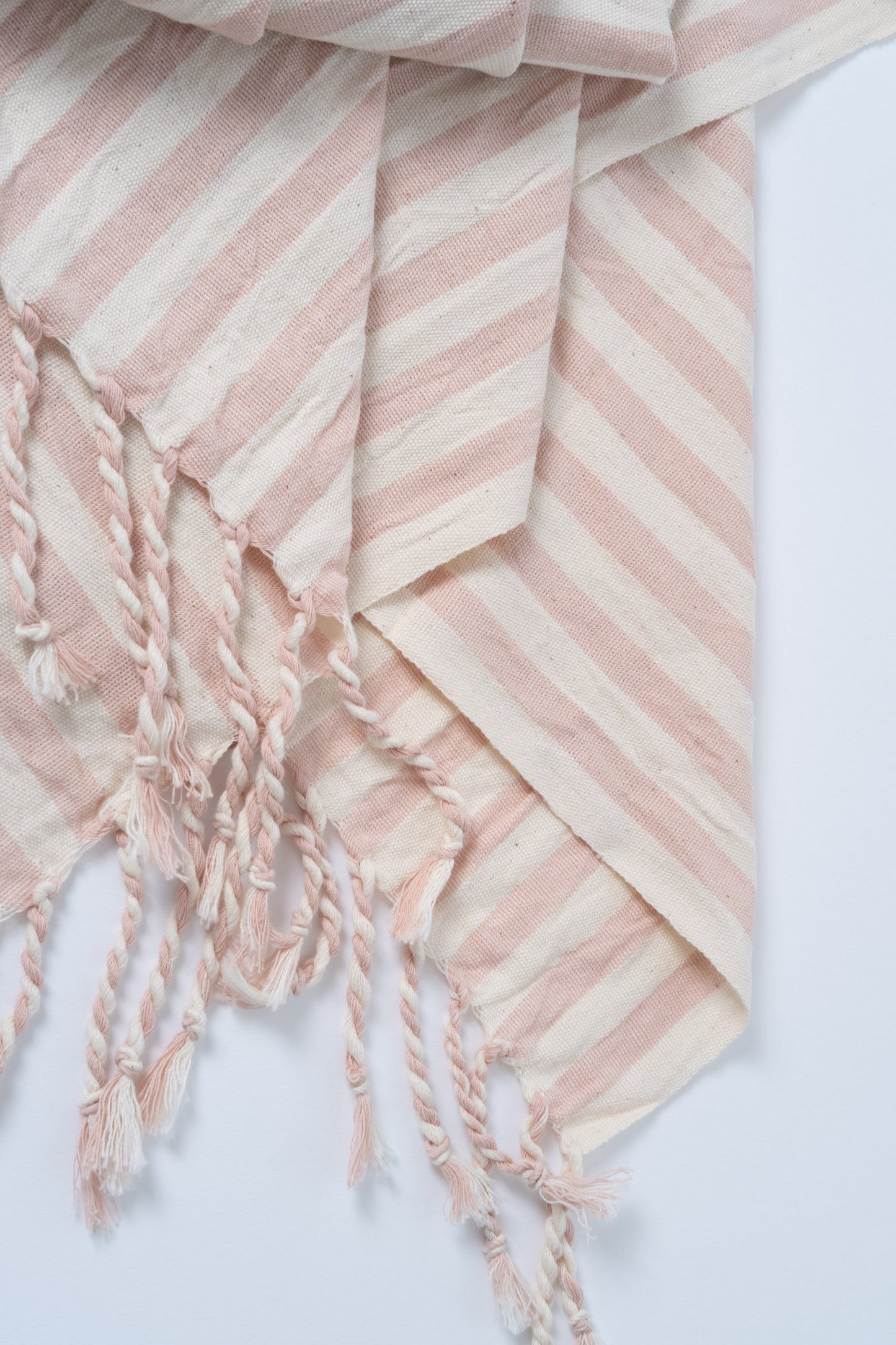 Girit Salmon Cotton Linen Towel