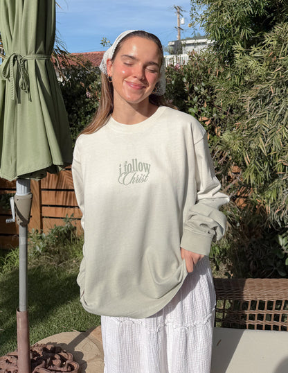 Follow Christ LS Heavyweight Tee