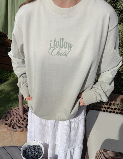 Follow Christ LS Heavyweight Tee