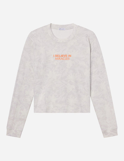 I Believe in Miracles Camo LS Heavyweight Tee