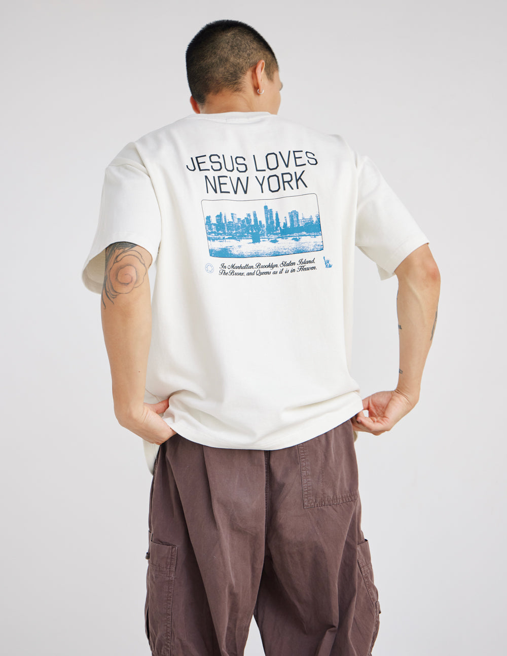 Jesus Loves New York Heavyweight Tee