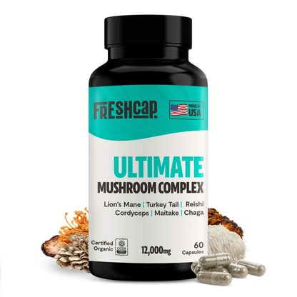 Organic Mushroom Complex Supplement Capsules