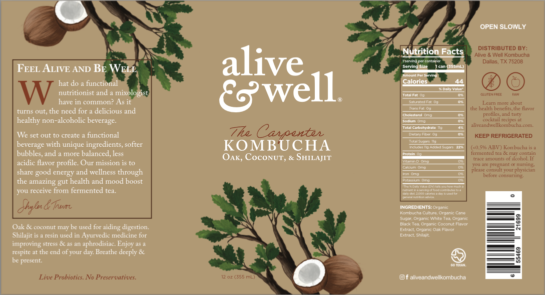 Oak & Coconut Kombucha Organic