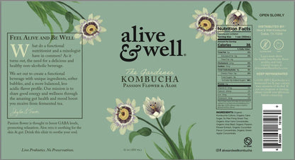 Passionflower & Aloe Kombucha Organic
