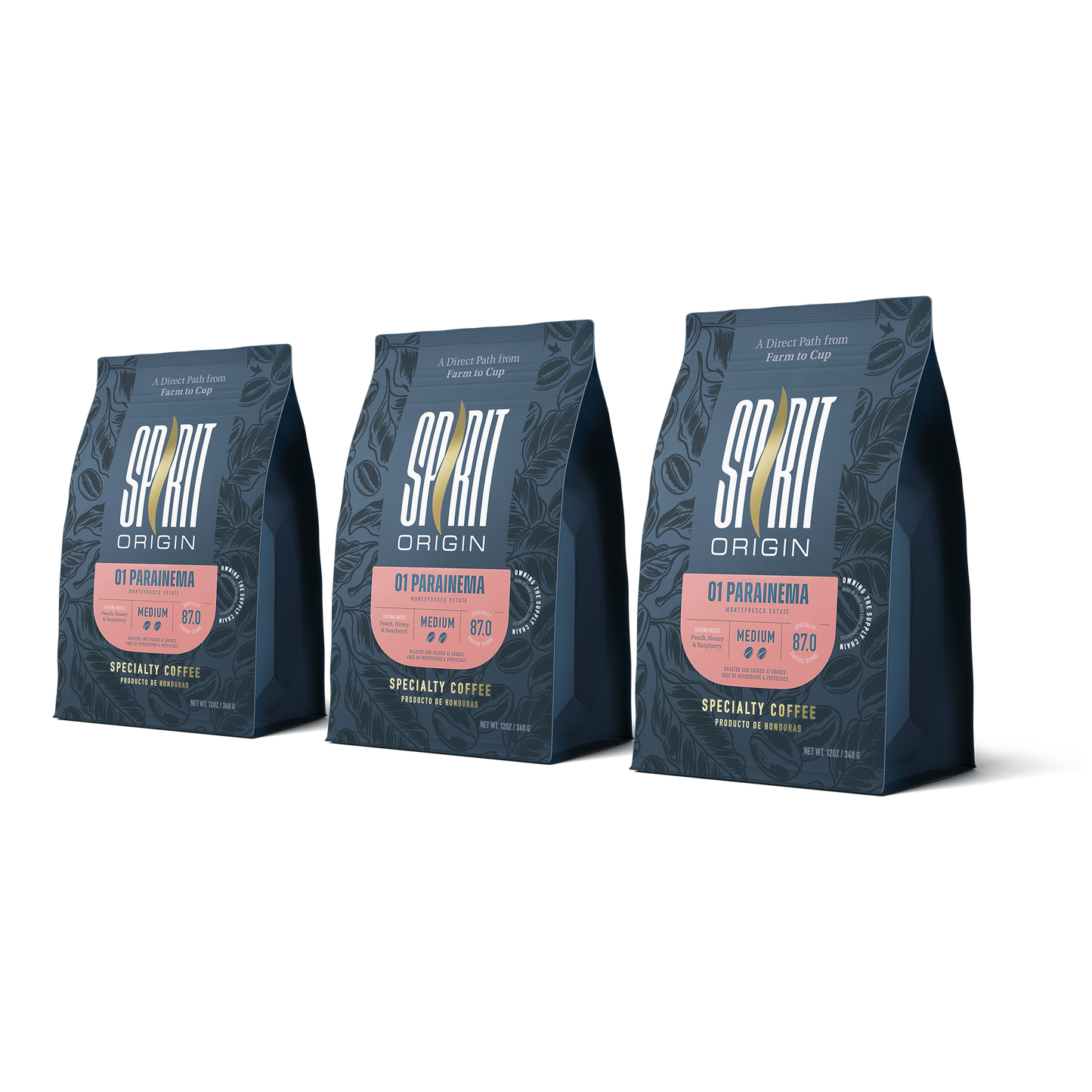 Honduras Monte Fresco Parainema Washed – Medium Roast Specialty Coffee, 3-Pack 2lb