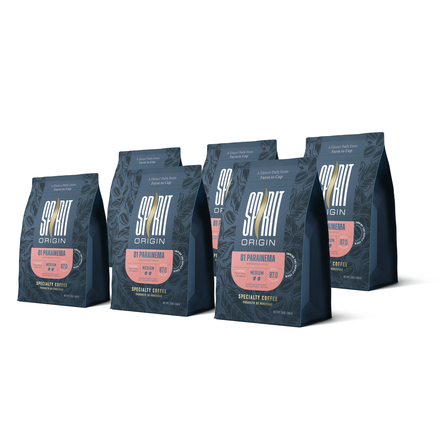 Honduras Monte Fresco Parainema Washed – Medium Roast Specialty Coffee, 6-Pack 4.5lb