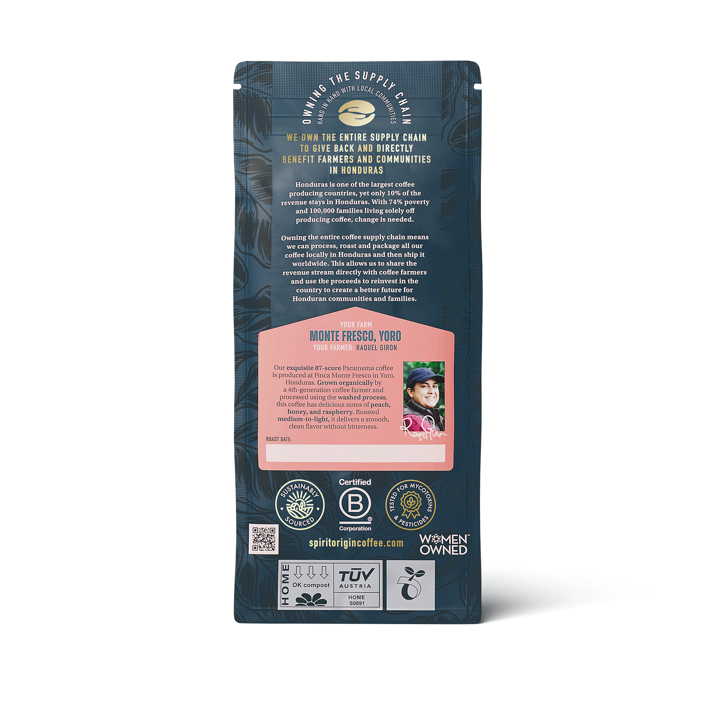 Honduras Monte Fresco Parainema Washed – Medium Roast Specialty Coffee, 50g Sample