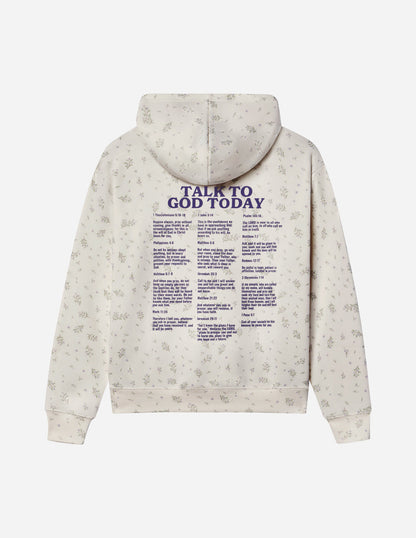 Talk to God Allover Wildflower Unisex Hoodie