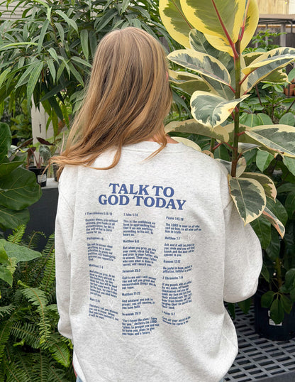 Talk to God Unisex Crewneck