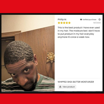 Whipped Shea Butter Hair Moisturizer
