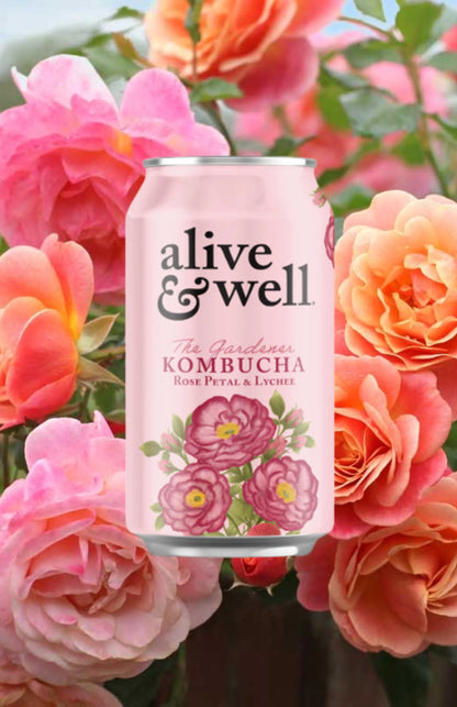 Rose Petal & Lychee Kombucha Organic