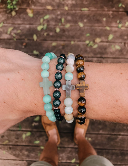 Amazonite Cross