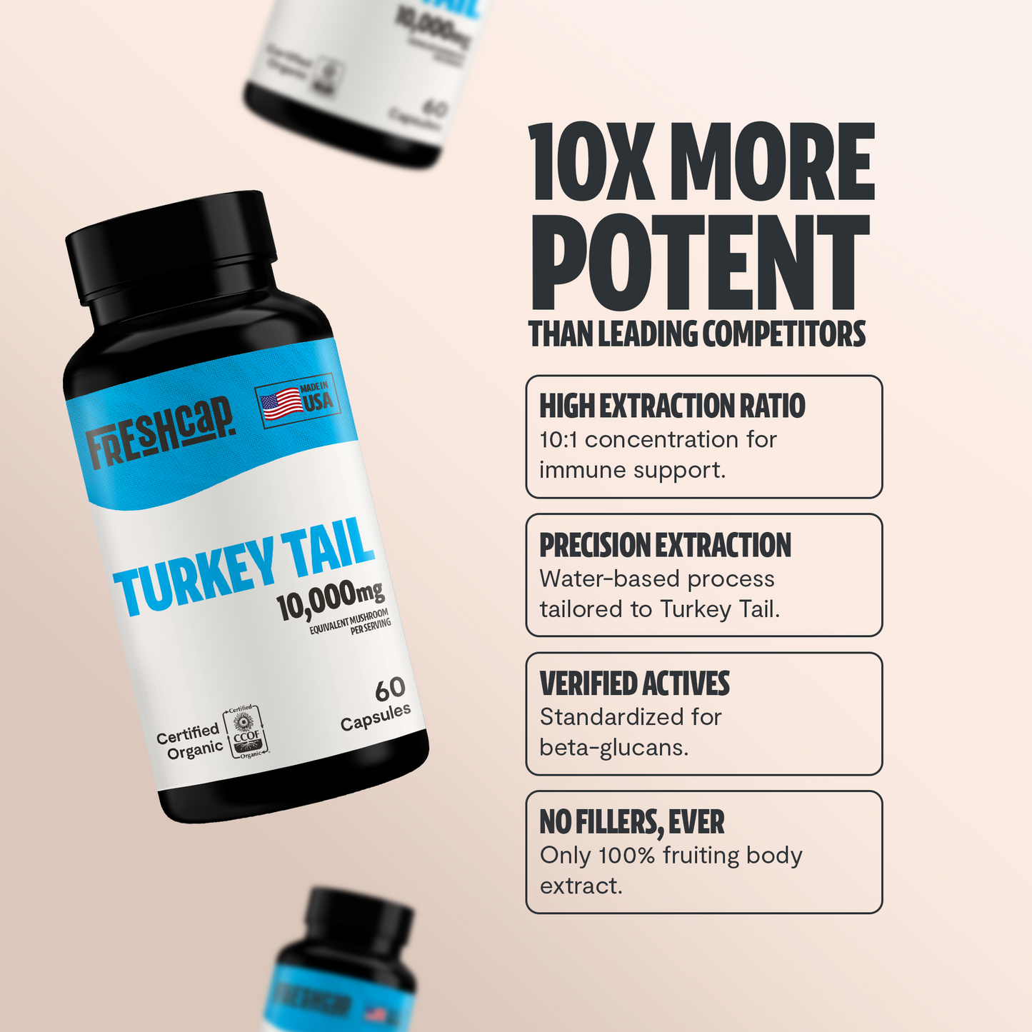 Organic Turkey Tail Mushroom Capsules