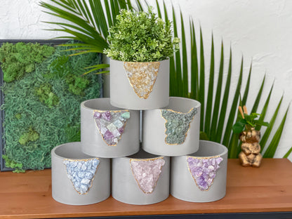 6 inch CITRINE PLANTER